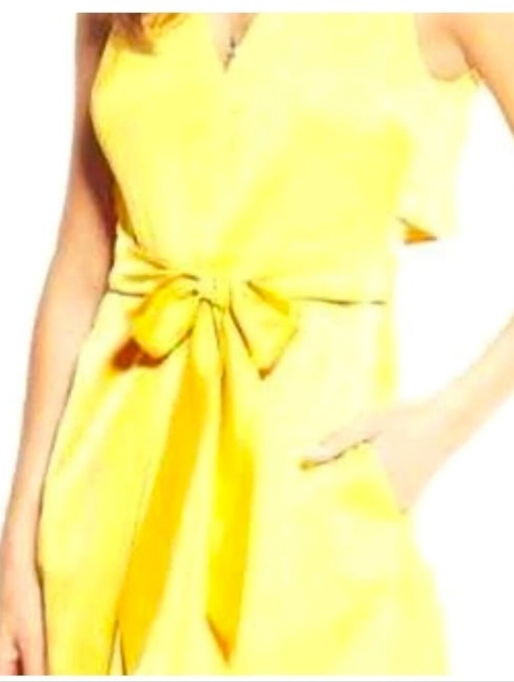 Rachel Roy Yellow Wide Leg Jumpsuit Size 14 NWT